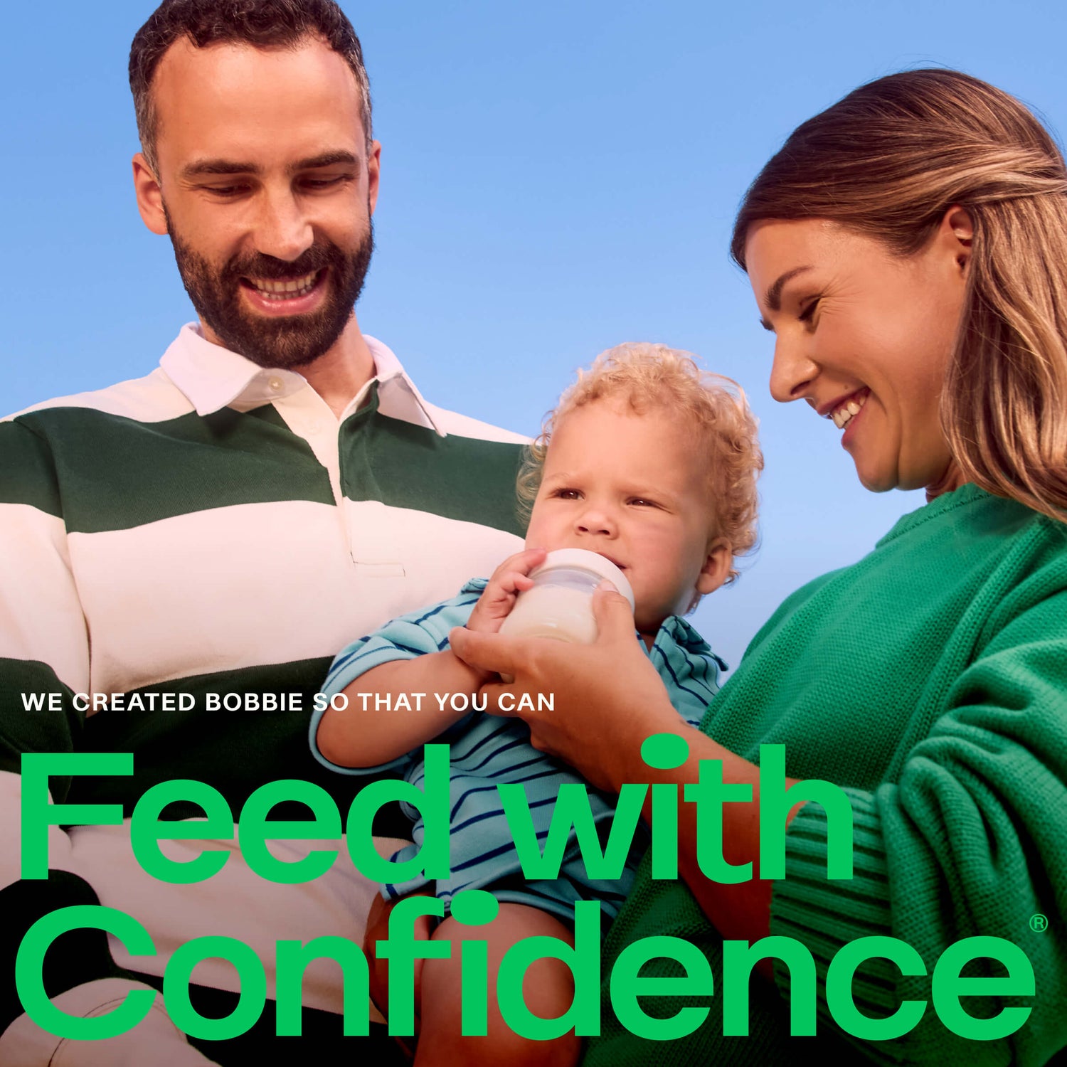 "We created Bobbie so that you can feed with confidence."